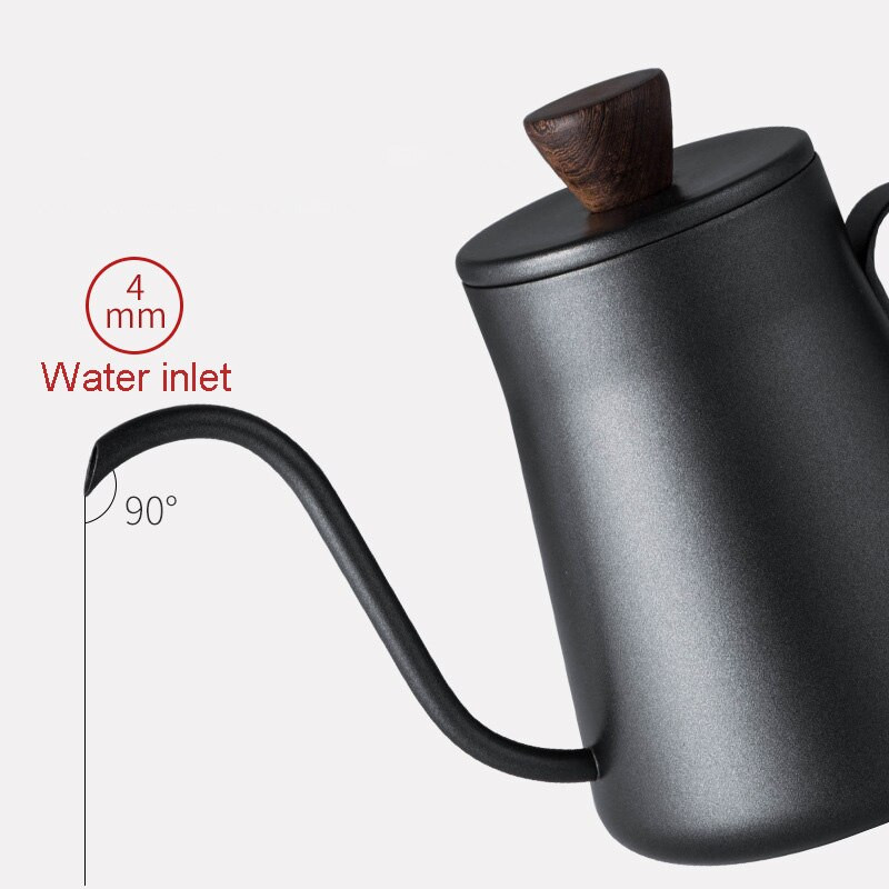 Prenosný kávovar z nehrdzavejúcej ocele, espresso, nalievanie cez kávu, kanvica s husím krkom, kanvica s dlhým hrdlom, kávová kanvica na čaj, náradie pre baristu