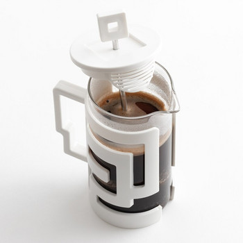 Cafede Kona French Press Coffee Presse Tea Coffee maker Γυάλινο μπρίκι υψηλής πυκνότητας από ανοξείδωτο ατσάλι Ανθεκτικό στη θερμότητα γυαλί