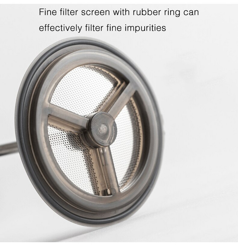 Cafede Kona Presă Franceză Presă de cafea Aparat de cafea ceai Oală de cafea din sticlă Plasă din oțel inoxidabil de înaltă densitate Sticlă rezistentă la căldură