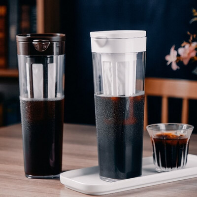 Oală de cafea pentru preparare la rece Frigider Ceai de fructe Fierbător rece Separare ceai sigilat Aparat de cafea Filtru de cafea Sticla Ghivece de sticlă