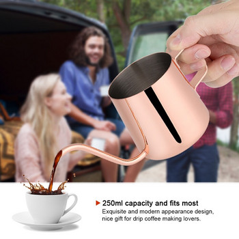 250/350ml Ανοξείδωτο ατσάλι Hand Drip Pot Teapot Drip Kettle Hand Drip Long Spout Βραστήρας Φλιτζάνι Φίλτρο Home Coffee Tea Pot