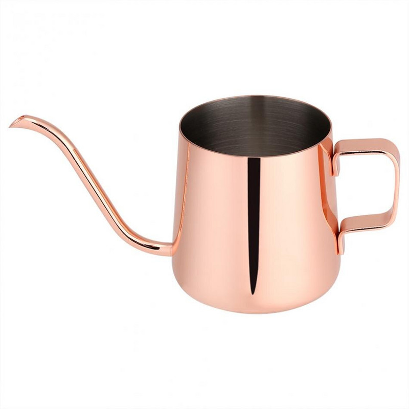 250/350 ml Nerūdijančio plieno rankomis lašinamas kavos puodas arbatinukas Lašinamasis virdulys Rankinis lašinamas ilgas snapelis virdulio puodelio filtras namų kavos arbatos puodelis