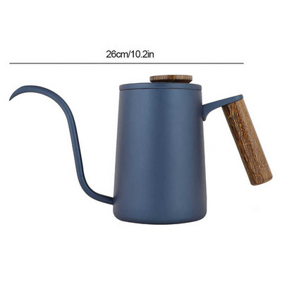 350ml 600ml kaviareň odkvapkávacia kanvica z nehrdzavejúcej ocele rukoväť odkvapkávacia kanvica s dlhým husím krkom odkvapkávacia kanvica na kávu a čaj