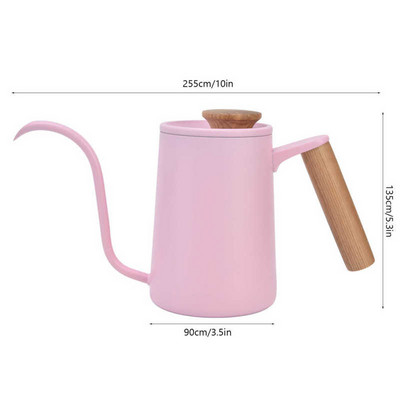350ml 600ml kaviareň odkvapkávacia kanvica z nehrdzavejúcej ocele rukoväť odkvapkávacia kanvica s dlhým husím krkom odkvapkávacia kanvica na kávu a čaj