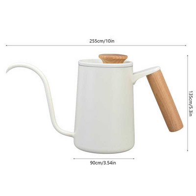 350ml 600ml kaviareň odkvapkávacia kanvica z nehrdzavejúcej ocele rukoväť odkvapkávacia kanvica s dlhým husím krkom odkvapkávacia kanvica na kávu a čaj
