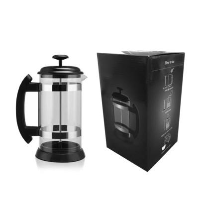 Icafilas 1000ML French Press Kávovar/čajník Kávovar Kanvica Sklenená termoska Do interiéru, do domácej kancelárie Kávové náplne