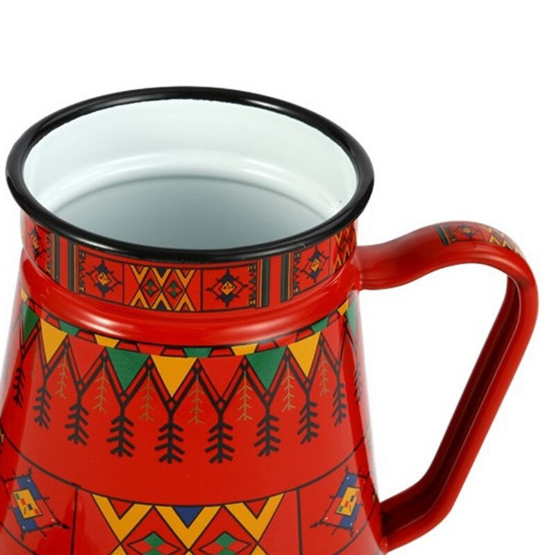 1,2 l emalio kavos puodo užpylimas ant pieno vandens ąsotis Barista arbatinukas virdulys dujinei viryklei ir indukcinei viryklei