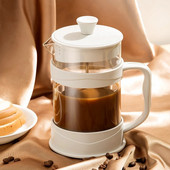 Prenosný manuálny kávovar French Press, ručný filter, sklenený čajník, kávovar, perkolátor, kávový riad