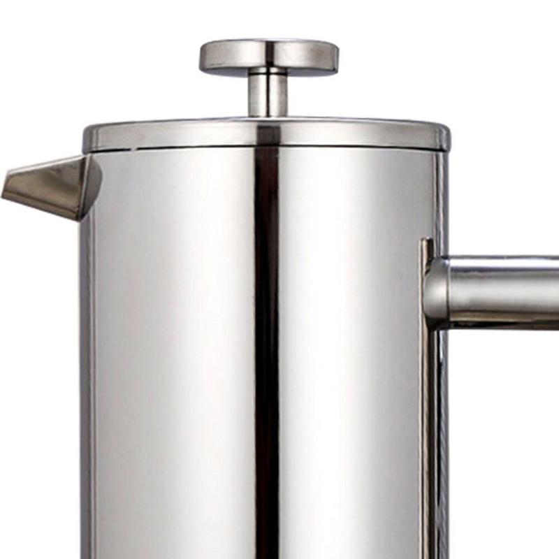 1000ml kávovar z nehrdzavejúcej ocele, espresso French Press kávovar, 350/800ML dvojstenný izolovaný kávovar na čaj