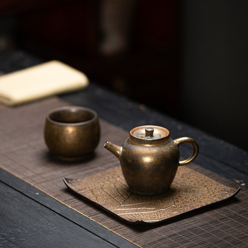 Covoraș pentru ceai din porțelan japonez, farfurie pentru ceai, covoraș rezistent la căldură, covoraș pentru ceai Kung Fu, ustensil pentru ceremonia de ceai, covoraș pentru ceai, tavă