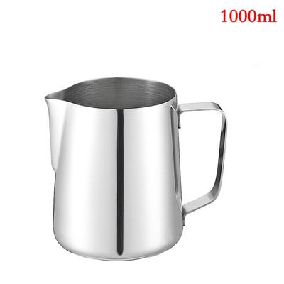 Rozsdamentes acél tejeskancsó eszpresszó csészék Art Cup Tool Barista kézműves kávé Moka cappuccino latte tejhabos kancsó