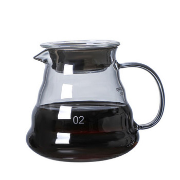 Σετ καφέ V60 Καφετιέρα Γυάλινος σταλάκτης με κιτ φίλτρου 500ml Ξύλινη λαβή κατά του ζεματίσματος Cezve Coffeeware Εξειδικευμένο εργαλείο Barista