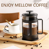 350ml/600ml/800ml francúzsky tlakový kávovar, kanvica na čaj, borosilikátové sklo, kávový filter, tepelne odolný lisovací filter, doprava zdarma