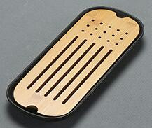 1 vnt Bambuko arbatos padėklas drenažas Vandens laikymas Kung Fu arbatos rinkinys Kambario stalas Kinų arbatos puodelio ceremonijos įrankiai Arbatos rinkinys MF 027