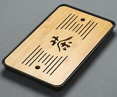 1 vnt Bambuko arbatos padėklas drenažas Vandens laikymas Kung Fu arbatos rinkinys Kambario stalas Kinų arbatos puodelio ceremonijos įrankiai Arbatos rinkinys MF 027