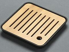 1 vnt Bambuko arbatos padėklas drenažas Vandens laikymas Kung Fu arbatos rinkinys Kambario stalas Kinų arbatos puodelio ceremonijos įrankiai Arbatos rinkinys MF 027