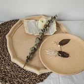 INS stílusú fa Retro do régi tányér gyümölcs edények csészealj teástálca desszert vacsora tányér étkészlet reggeli kenyértál