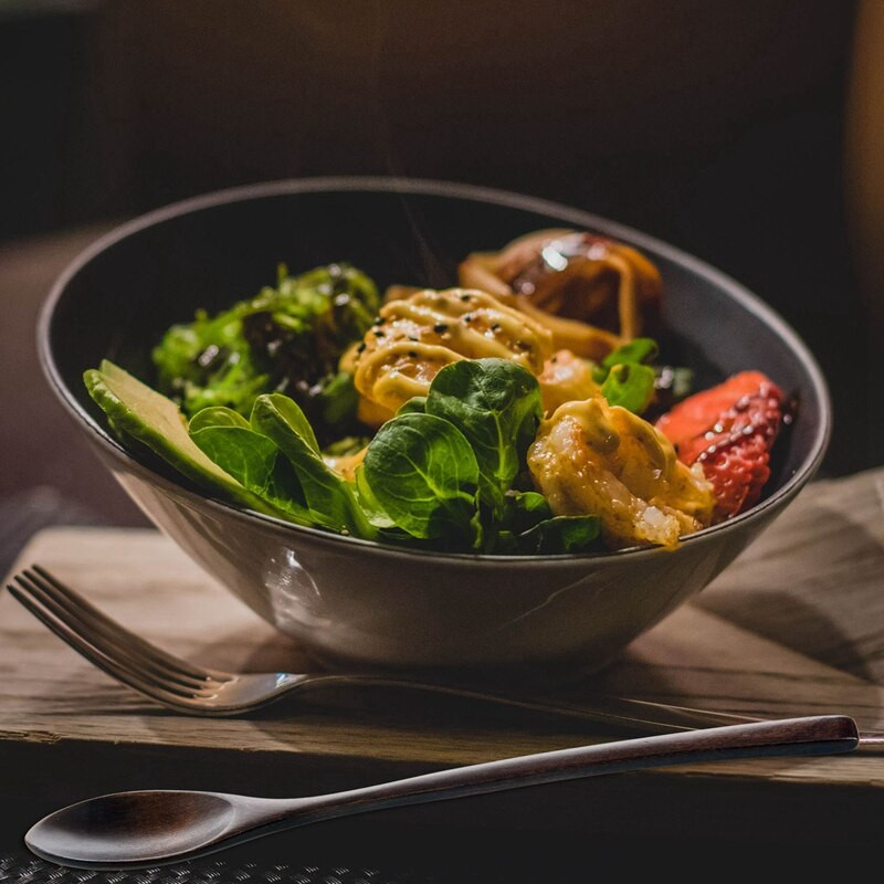 Mediniai šaukštai 6 vienetų mediniai sriubos šaukštai valgymui maišant virimą maišant, šaukštas ilgomis rankenomis su japoniško stiliaus virtuve