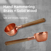 Creative Kitchen Products Медна лъжичка за кафе, медна мерителна лъжица за кафе, лъжичка за кафе Ново!