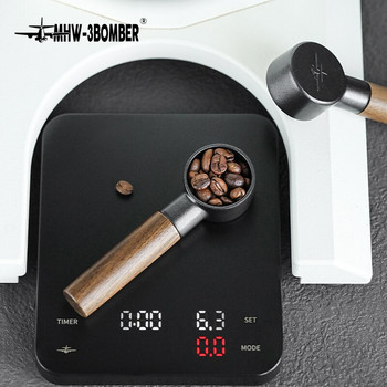 MIO Coffee Scoop Espresso Μεζούρα 8 g Ανοξείδωτο ατσάλι και μασίφ ξύλο Barista Εργαλεία Αξεσουάρ Latte Κουτάλι καπουτσίνο