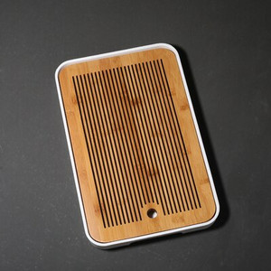 Acasă Tavă mică de ceai din bambus Kung Fu Vasă mică cu bule uscate Tavă dreptunghiulară din bambus în stil japonez Veselă de ceai Accesorii pentru ceremonie de ceai