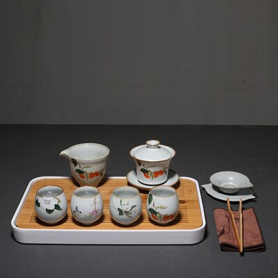 Acasă Tavă mică de ceai din bambus Kung Fu Vasă mică cu bule uscate Tavă dreptunghiulară din bambus în stil japonez Veselă de ceai Accesorii pentru ceremonie de ceai