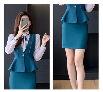 Costum elegant din două piese de damă model nou