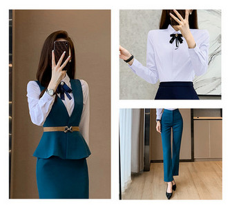 Costum de dama in trei culori