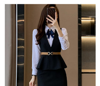 Costum de dama in trei culori