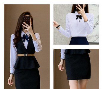 Costum de dama in trei culori