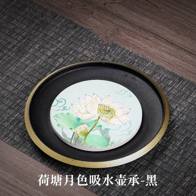 Sippy Cup Cheng Kućanski tanjurić Lagani Luksuzni vrhunski Kung Fu čajnik Tanjur za pohranu Jednostavan pladanj za posluživanje Stol Keramički pladanj za čaj