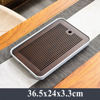 Kineski bambus melamin Mali stolić za čaj Servis za čaj Posuda za drenažu Skladištenje vode Kung Fu Set za čaj Jednostavna posuda za čaj u domaćinstvu Čaj More