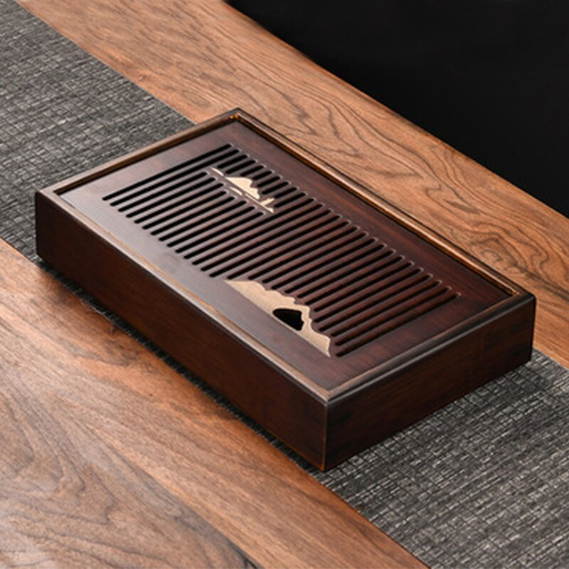 Tömörfa teástálca Vízelvezető víztároló Kungfu teáskészlet Fiók Teatábla Étkezőasztal Kínai teaszertartás Eszközök Fatálca