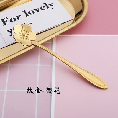 10 vnt. Nauji širdies gėlių vyšnių saulėgrąžų kavos kaušeliai iš nerūdijančio plieno graviruoti kavos šaukšteliai vakarėliams, vaikams, moterims, dovanoms