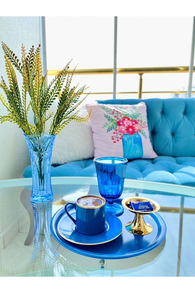 1 részes rozsdamentes acél kerek, mintás fekete kiszerelés, dekoratív tálalótálca, tea, sütemény, kerek kávé arany kiszerelés