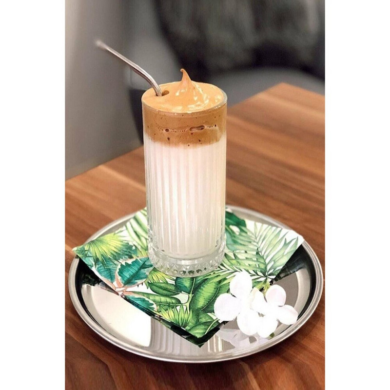 Nerūdijančio plieno apvali serviravimo lėkštė Padėklas arbata Kavos skanėstai Kavinės produktai Virtuvės organizatoriai Nemokamas pristatymas Daugiafunkcis