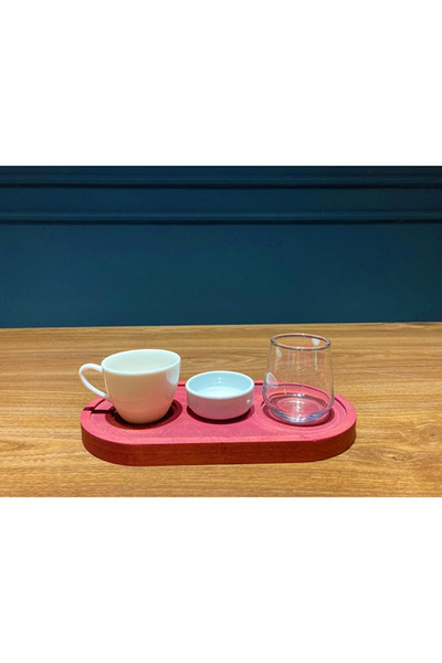 medis Kava - arbata Pristatymas - natūralus Spalva medinis maistas pyragas virtuvės laikymo padėklas organizatorius serviravimo padėklo dekoravimas namuose