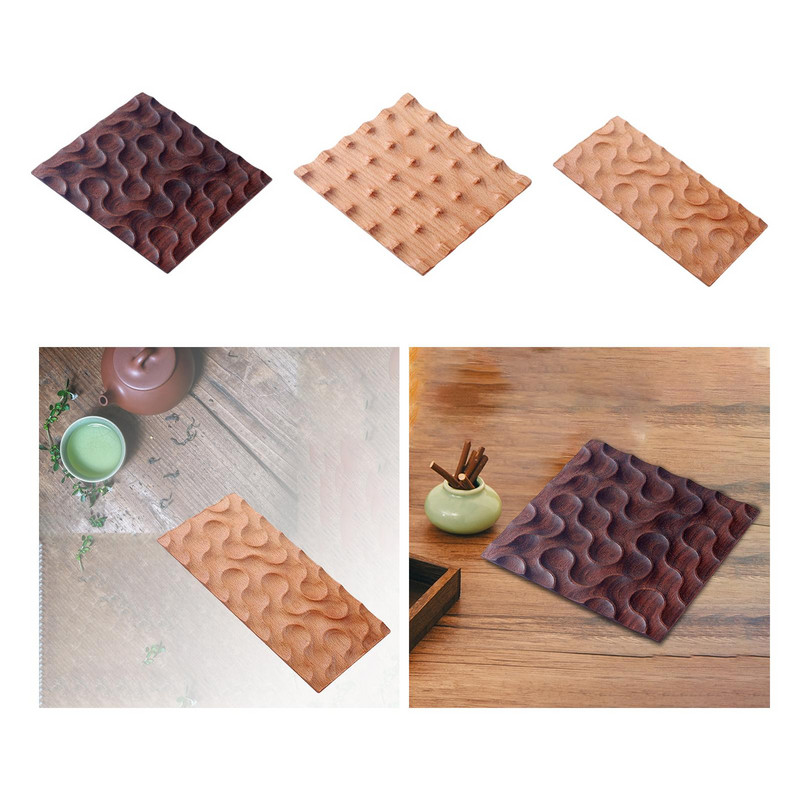 Fából készült tálaló BBQ Party Svédasztalos tálcák Reggelizőtálcák Dísz éttermekbe Tea, Asztalkonyha