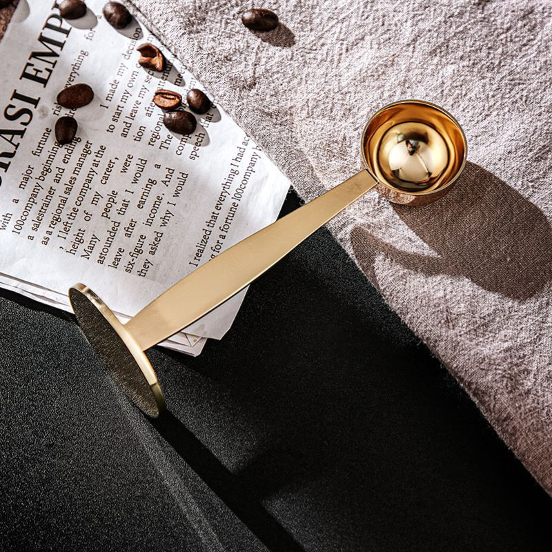 Лъжица за набиване от неръждаема стомана Преса за кафе Мерителна лъжичка Инструменти за пресоване на прах Разпределителни съдове Кафе Кафе Аксесоари за кафе