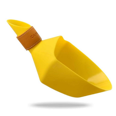 CAFEMASY Инструменти за кафе ABS пластмасова лъжичка за сервиране на кафе на зърна с кожена каишка 1 кг мерителна лъжица за кафе