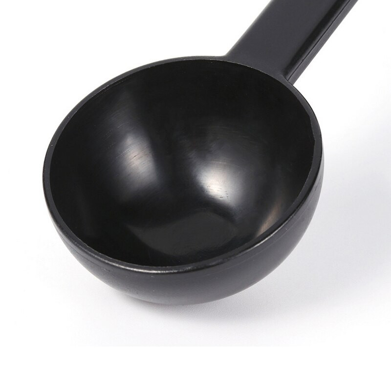 Unelte din plastic pentru cafea și ceai 2 ÎN 1 10 g Linguriță de măsurare pentru tasare Tamper de cafea Stand negru pentru espresso Lingură de cafea