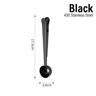 Dva u jednom Žlica za kavu od nehrđajućeg čelika Stezaljka za brtvljenje Kuhinjski zlatni dodaci Primatelj Cafe Expresso Cucharilla Dekoracija