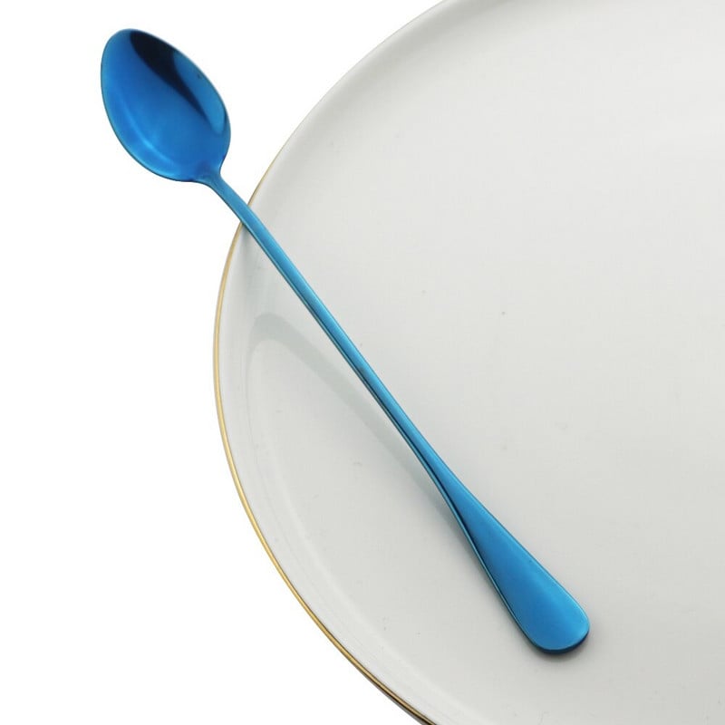 10 komada čajnih žličica s dugom drškom, žličica za kavu od nehrđajućeg čelika, set pribora za jelo za sok, pribor za jelo za piće