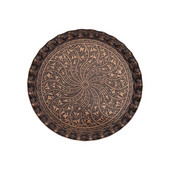 Tavă de ceai Tavă de cafea Tavă autentică realizată manual ceașcă de cafea Produse decorative pentru bucătărie cu culori antice, galben argintiu și auriu