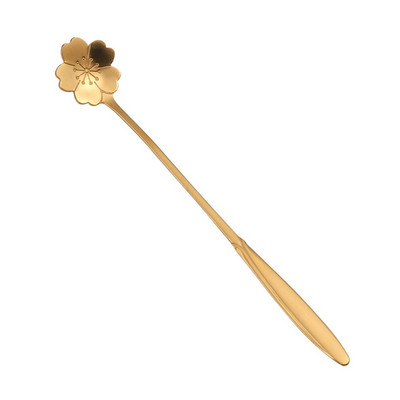 10 kom 17,5 cm srce cvijet trešnja suncokret žličice za kavu od nehrđajućeg čelika s graviranjem za kavu za poklone za djecu, ženske darove