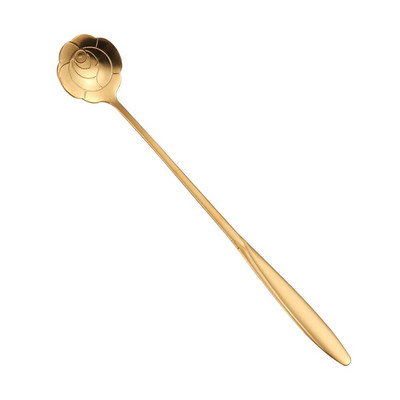 10 kom 17,5 cm srce cvijet trešnja suncokret žličice za kavu od nehrđajućeg čelika s graviranjem za kavu za poklone za djecu, ženske darove