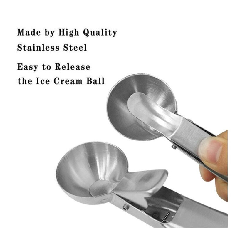WALFOS žlica za sladoled od nehrđajućeg čelika kopač za sladoled neprianjajući aparat za pravljenje ledenih kuglica od lubenice