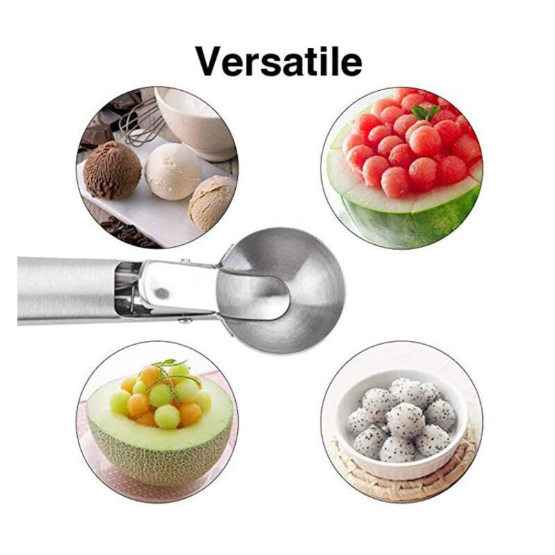 WALFOS žlica za sladoled od nehrđajućeg čelika kopač za sladoled neprianjajući aparat za pravljenje ledenih kuglica od lubenice