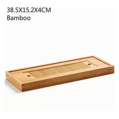 Posude za čaj od bambusa Posluživanje kineskog čaja Kung Fu Posude za čaj Ekološki prihvatljive stolne posude za pohranu vode Dry Bubble Table Kinesko posuđe