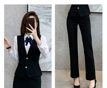 Costum de dama elegant in trei culori